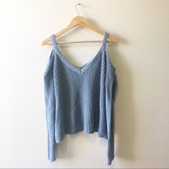 La Hearts Sweaters - LA Hearts cold shoulder sweater
